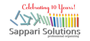 Sappari 10 Year Anniversary logo