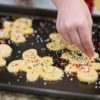 baking christmas cookies